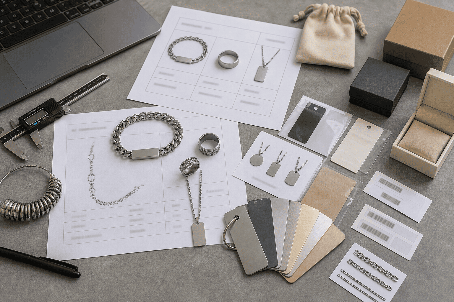 custom stainless steel jewelry specification
