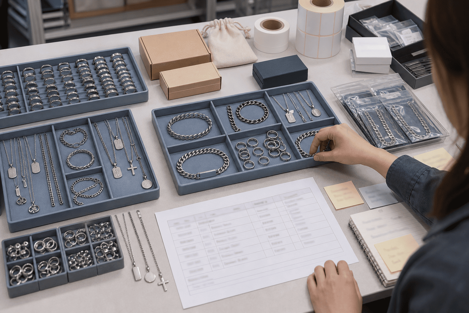 OEM jewelry MOQ planning