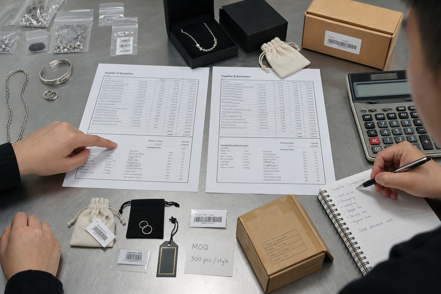 private label jewelry manufacturer quality control stainless steel jewelry