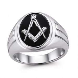 Masonic Stainless Steel Signet Ring