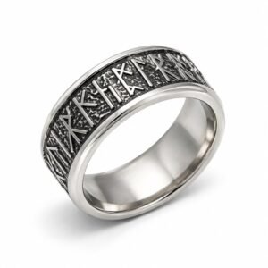 Men’s Viking Rune Stainless Steel Ring