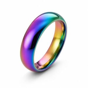 Unisex Rainbow PVD Band