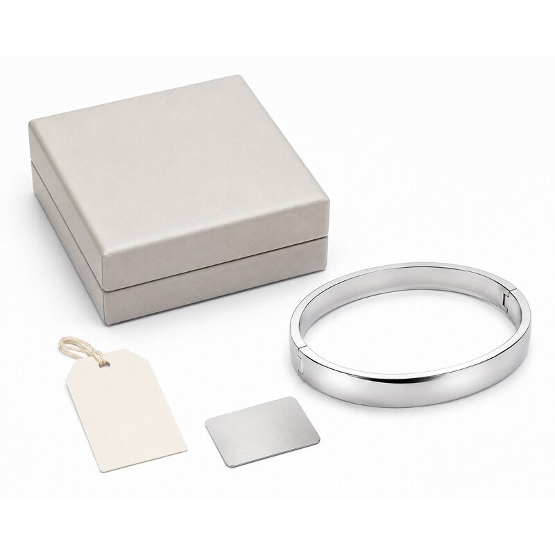 Custom stainless steel bangle OEM packaging