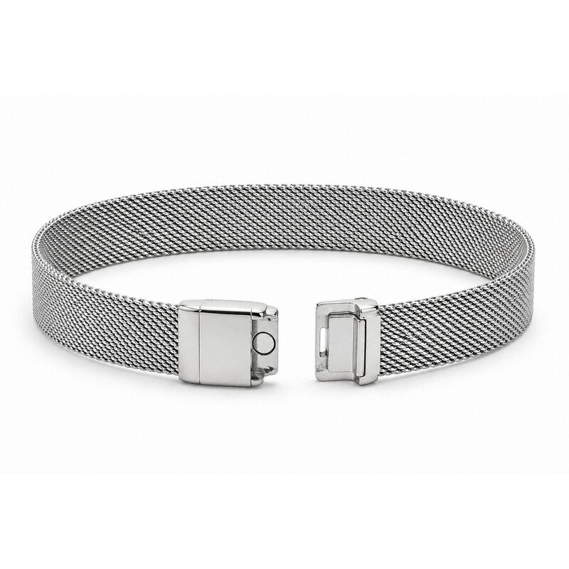 mesh bracelet magnetic clasp detail