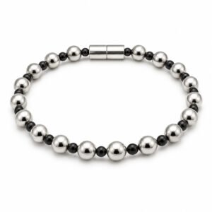 Stainless Steel Beaded Bracelet
