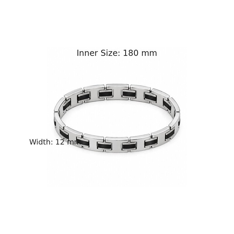 Stainless steel stretch bracelet size guide