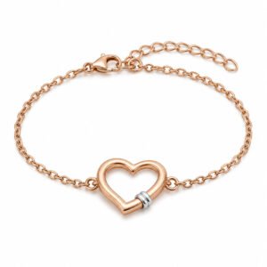 Stainless Steel Heart Bracelet