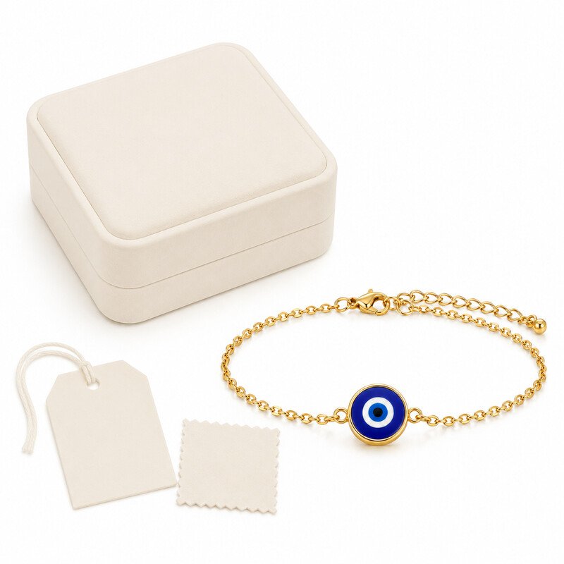 Custom evil eye bracelet OEM packaging