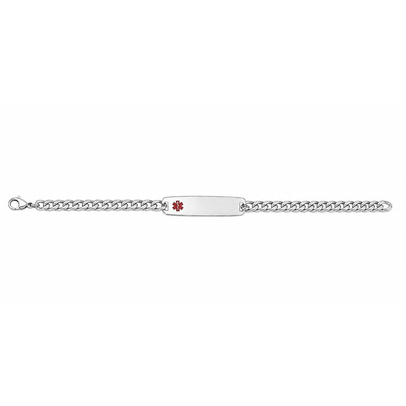 Two tone H link bracelet 45 degree view