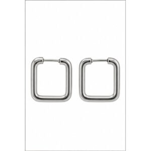 Stainless Steel Square Hoop Earrings