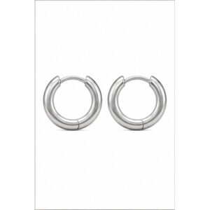 Stainless Steel Huggie Earrings