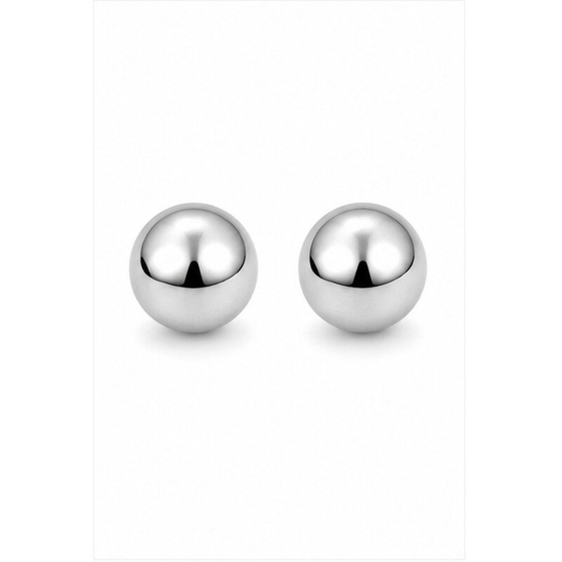 stainless steel stud earrings - front view