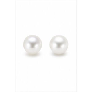 Stainless Steel Pearl Stud Earrings