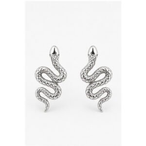 Stainless Steel Snake Earrings