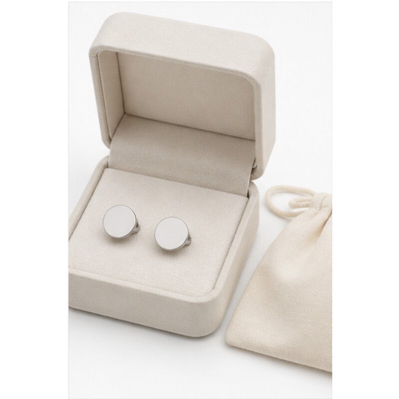 stainless steel screw back earrings - packaging view