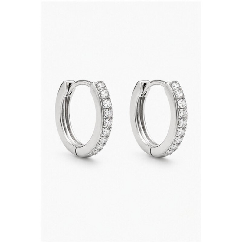 surgical steel helix earrings - front view