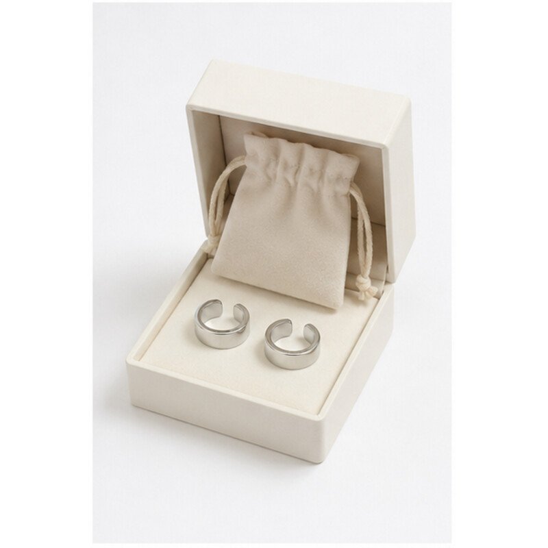 stainless steel ear cuff - packaging view