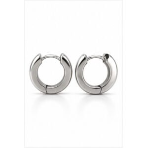 Mens Stainless Steel Hoop Earrings