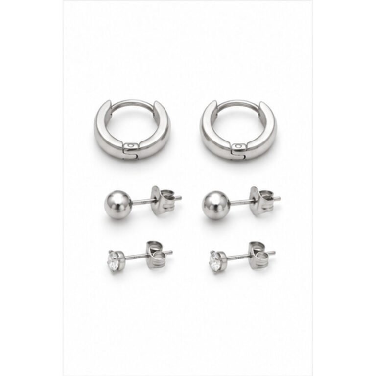 316l stainless steel earrings wholesale - front view