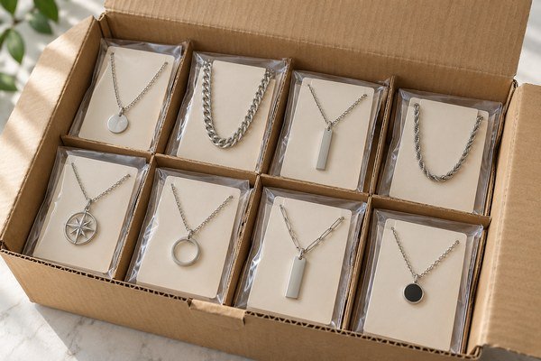 Transit packaging test concept for a jewelry shipment