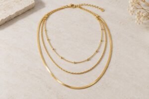 Illustrative Three-strand necklace assembly concept