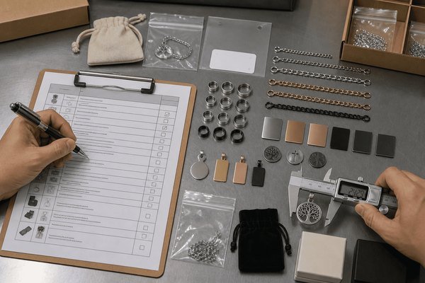 ODM jewelry manufacturer quote checklist ODM jewelry manufacturer quote requirements for stainless steel jewelry