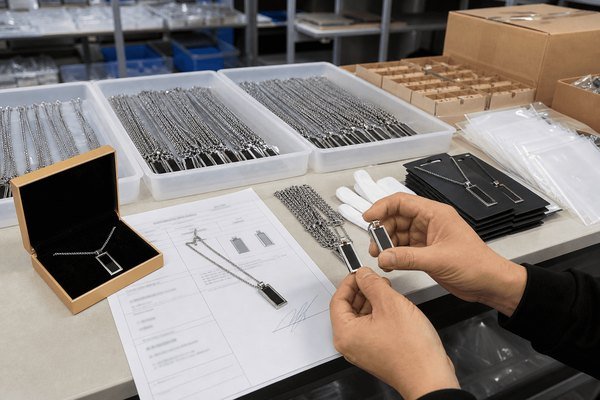 ODM jewelry manufacturer sample to bulk production ODM jewelry manufacturer stainless steel jewelry sample to production process