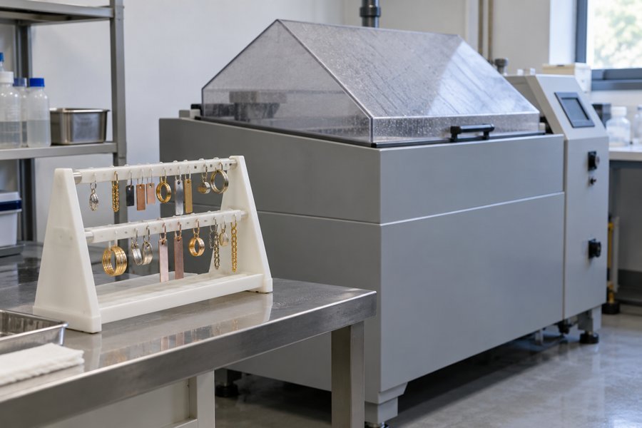Illustrative corrosion exposure equipment and sample holder