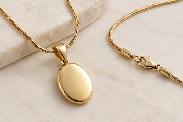 Illustrative Pendant bail and necklace clasp detail