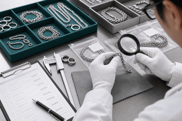 stainless steel jewelry QC inspection stainless steel jewelry QC inspection